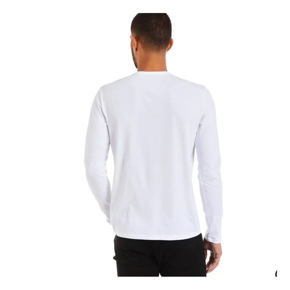 Mott & Bow Men’s ’Driggs’ Long-Sleeve Crewneck T-Shirt. Classic White. XL. New - Picture 4 of 10